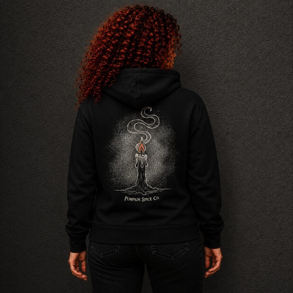 Candle in the Fog Graphic Hoodie